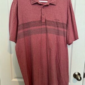 Travis Mathew Maroon Polo Shirt